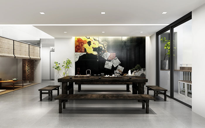 loft風格辦公室茶室裝修設(shè)計效果圖